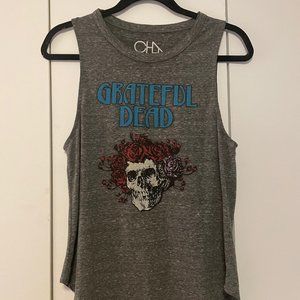 Chaser Grateful Dead Muscle Tank Top - Grey / M